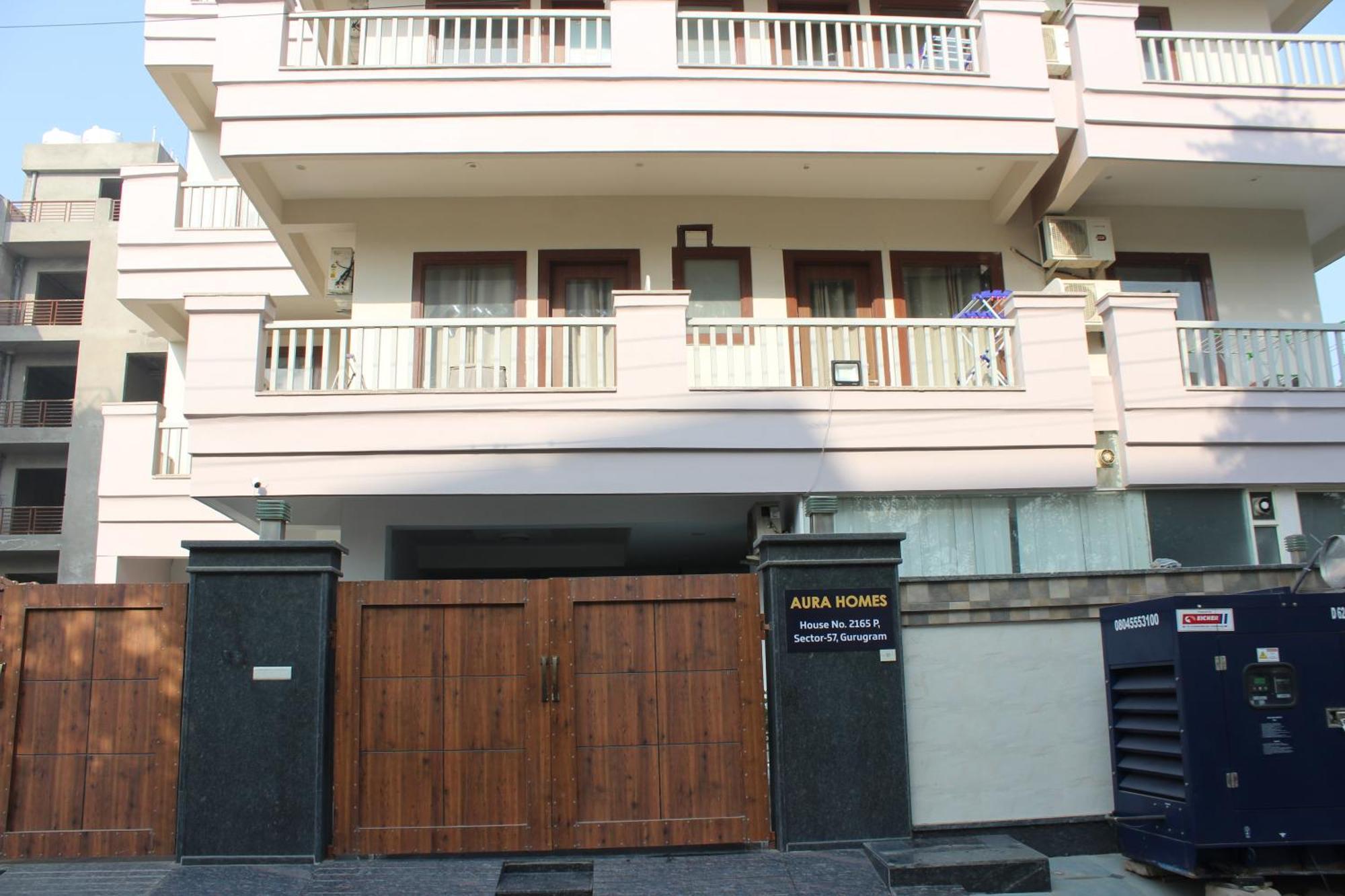 Aura Luxury Studio I Couple Friendly I Near Golf Course Road, Sector 57, Gurgaon Eksteriør billede